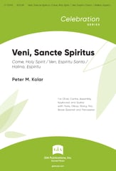 Veni, Sancte Spiritus SATB choral sheet music cover